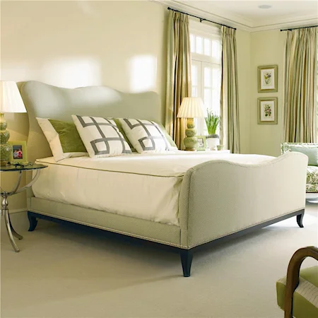 Traditional Upholstered Bed